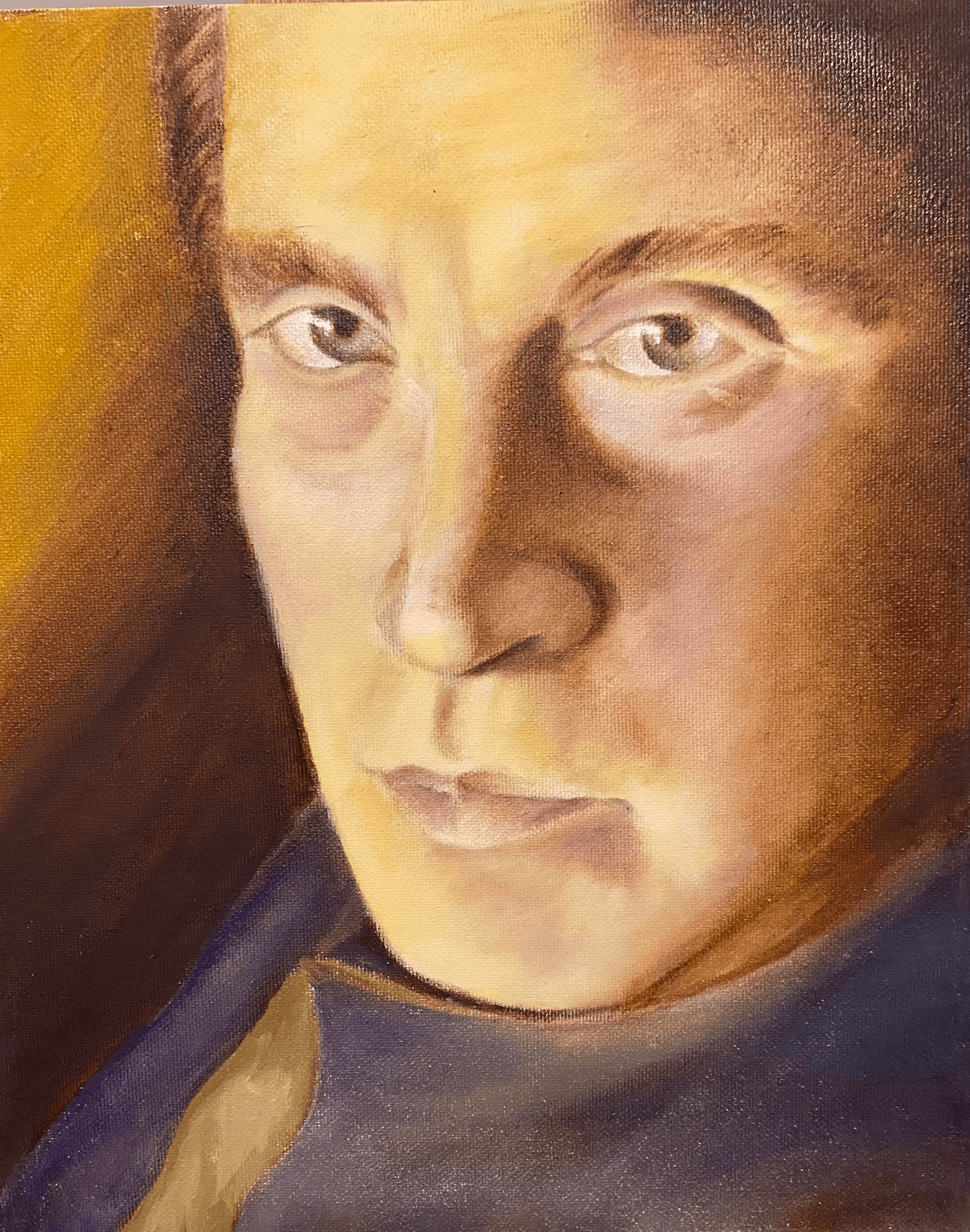 Oil painting portrait