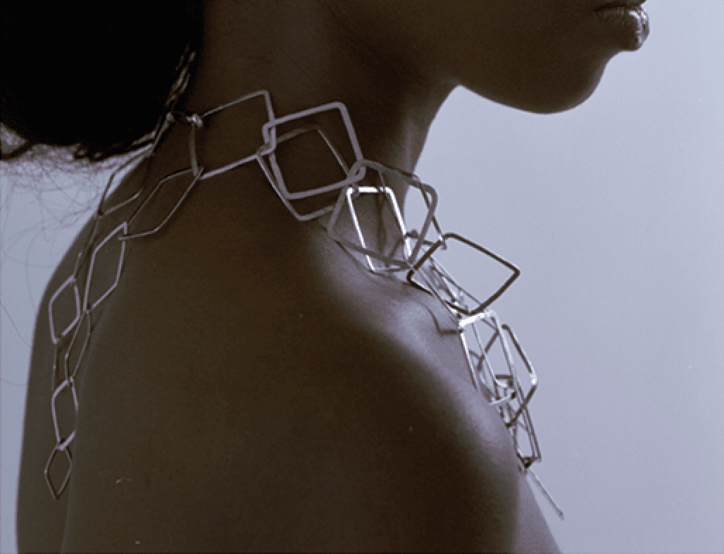 Geometric necklace design 2